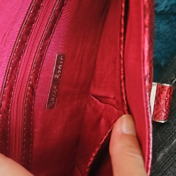 WHBM Red Envelope Shoulder Bag - Picture 8 of 14